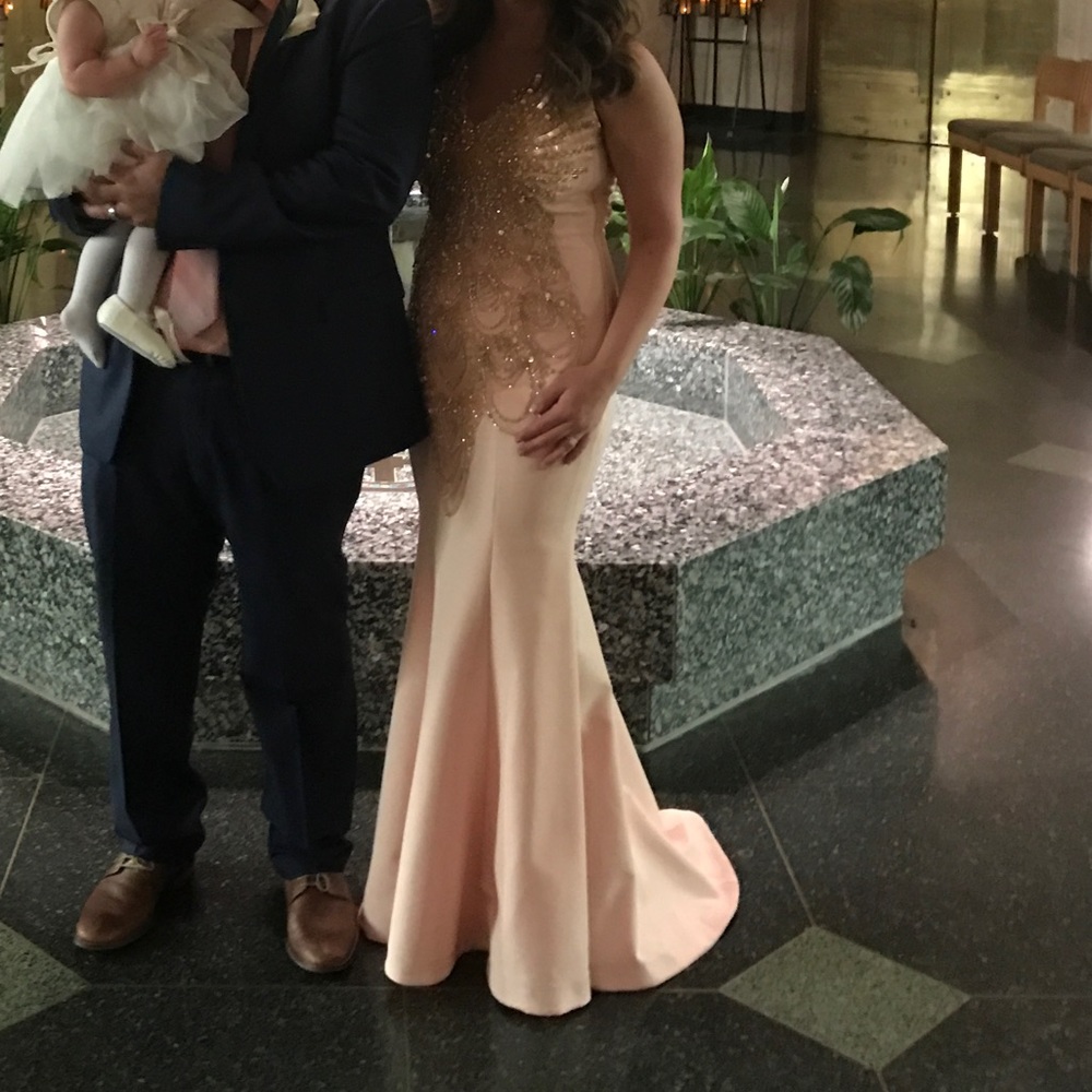 Beautiful rhinestone gown